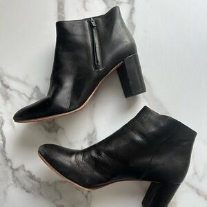 Loeffler Randall black heeled ankle booties size 9